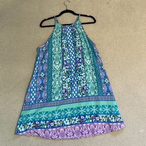 Printed flowy dress